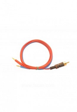FTB208   Interconnection cable CHINCH to 2x2mm red blue
